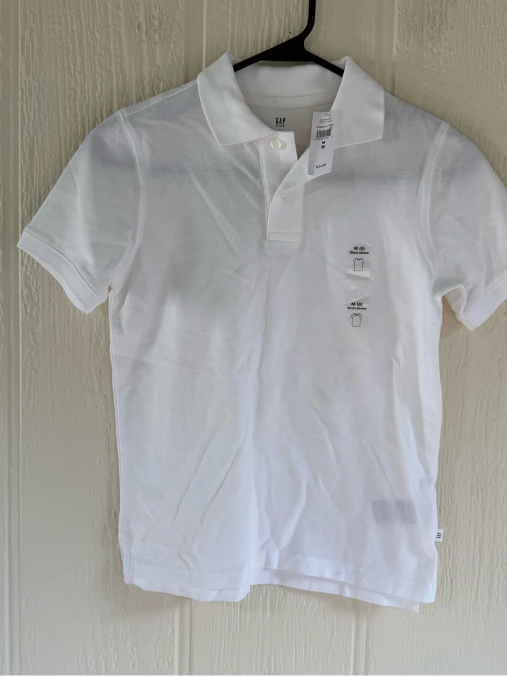 GAP White Kids Polo Shirt
